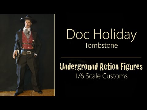 1/6 Scale Redman Toys Action Figure - Tombstone Cowboy Doc 12" Collectible Figure