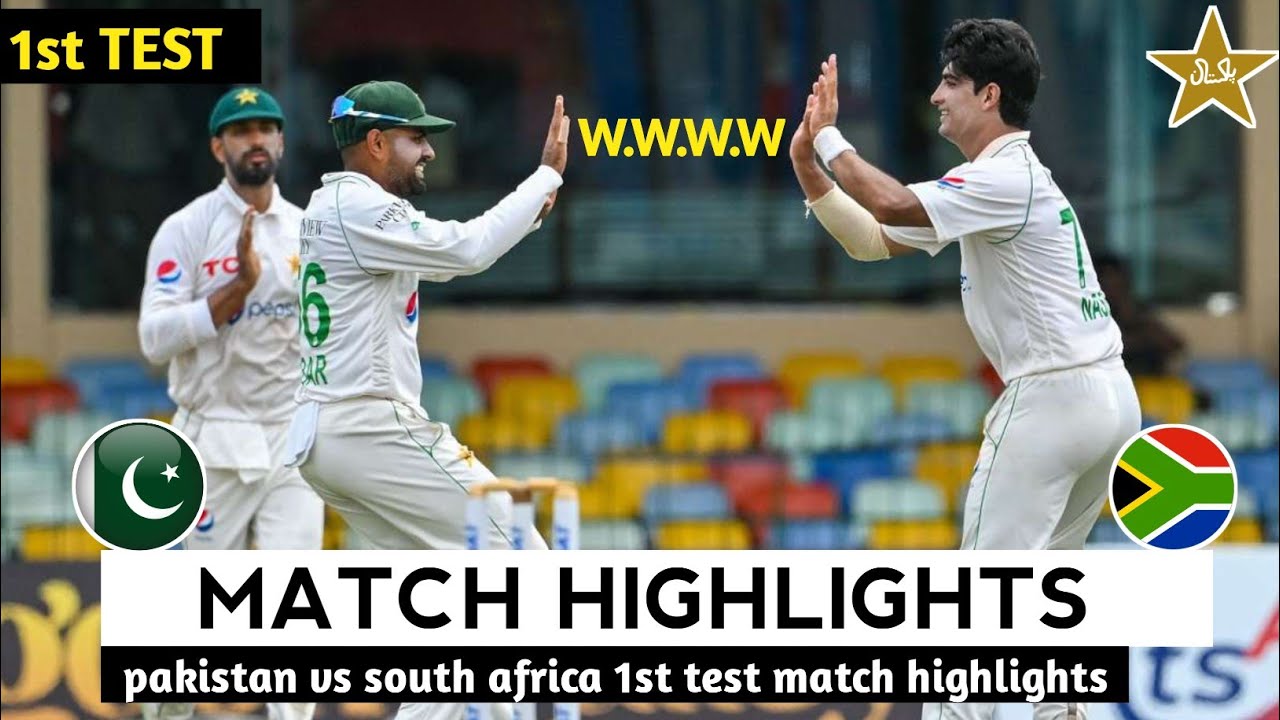 Pakistan vs South Africa 1st Test 2024 Full Highlights | PAK vs SA 1st ...