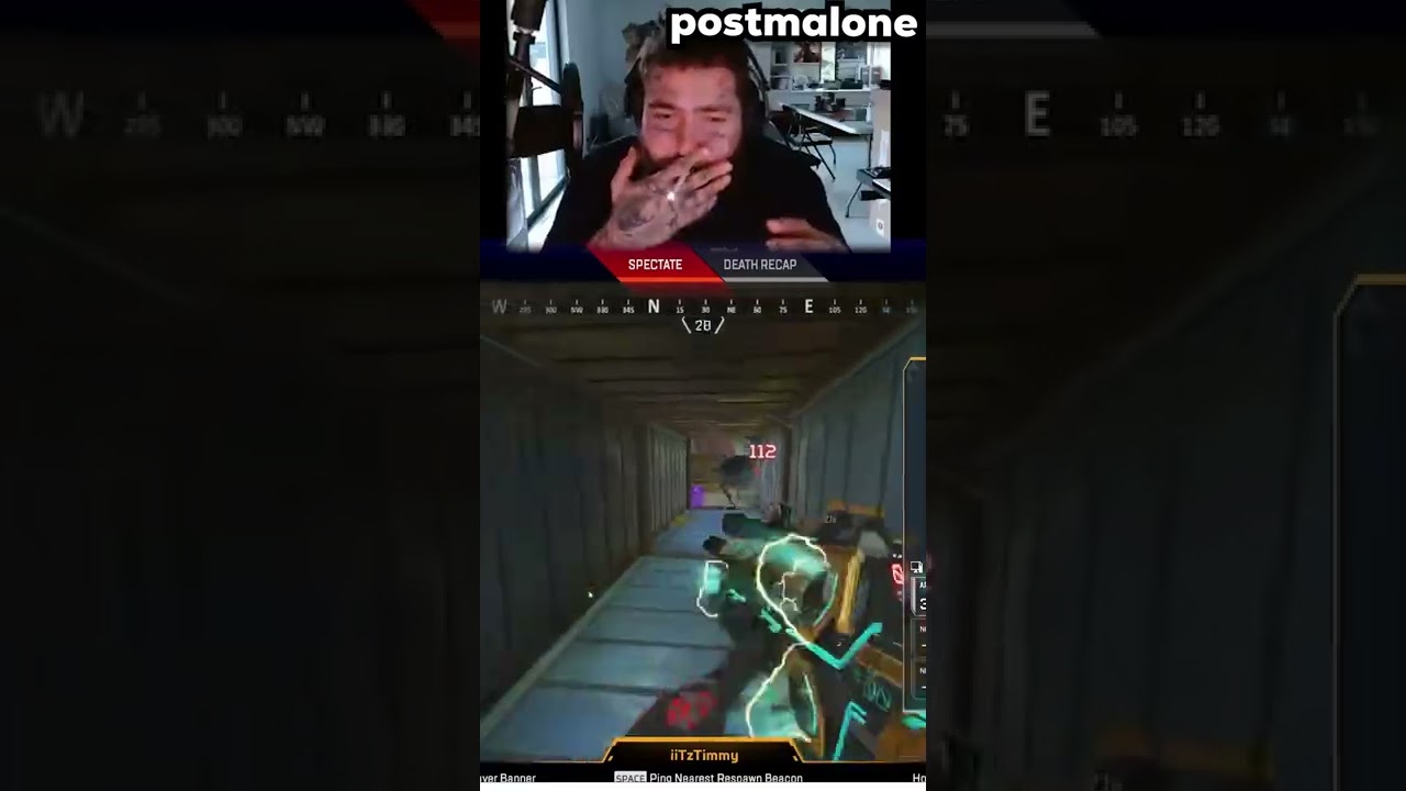 When Post Malone Saw iitzTimmy's Sussy Flick - Apex Legends