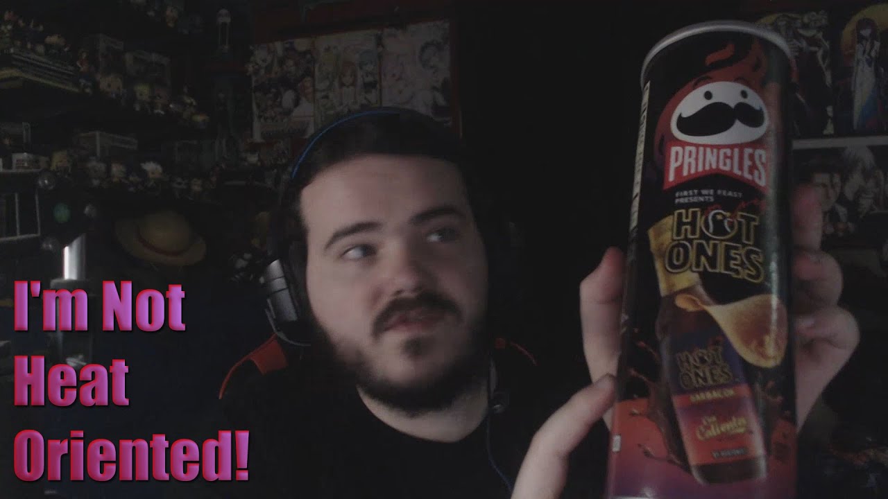 Pringles Hot Ones Los Calientes Barbacoa Crisps Вкусовая реакция/отзыв Я не боюсь горячей еды!