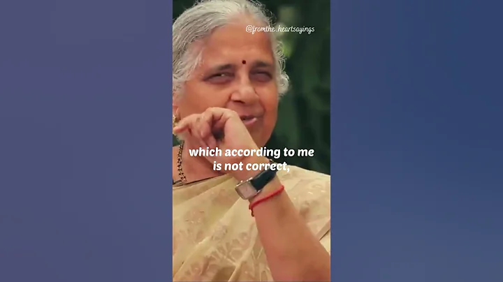 Secret of Happy Married Life | Sudha Murthy #shorts #relationshipadvice  #marriage - DayDayNews