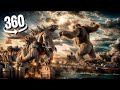 🔴 KING KONG vs GODZILLA Roller Coaster | 360 VR Experience