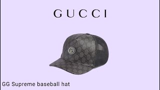 Review/Unboxing Nón Gucci GG Supreme Baseball hat monogram 2023 for men, nón gucci mới 2023