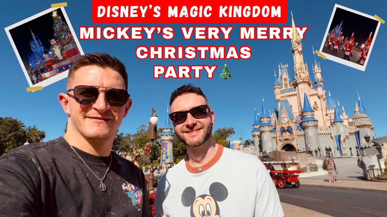 Magic Kingdom Disney World At Christmas! Mickey’s Very Merry Christmas Party | Animal Kingdom Lodge