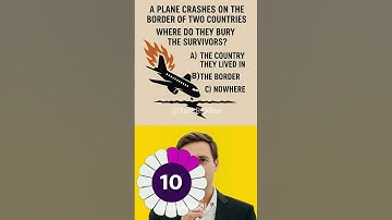 Guess where do they bury survivors ? #brainteasers #riddlejourney #logicpuzzles #viralshort #riddle