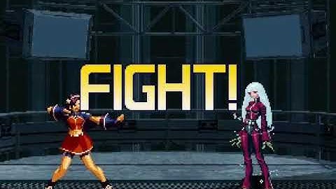 KOF 2002-Magic Plus ll Team 2/2 Athena Mai K9999