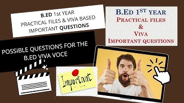 Viva..B.ed 1st year ... Important questions.. Reading and Reflecting on text