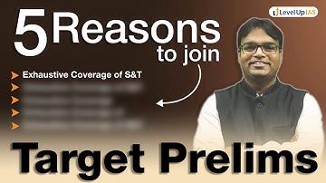 5 REASONS to Join Target Prelims 2025 | Santosh Sir | UPSC CSE 2025 #levelupias