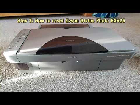Reset Epson Stylus Photo RX425 Waste Ink Pad Counter - YouTube