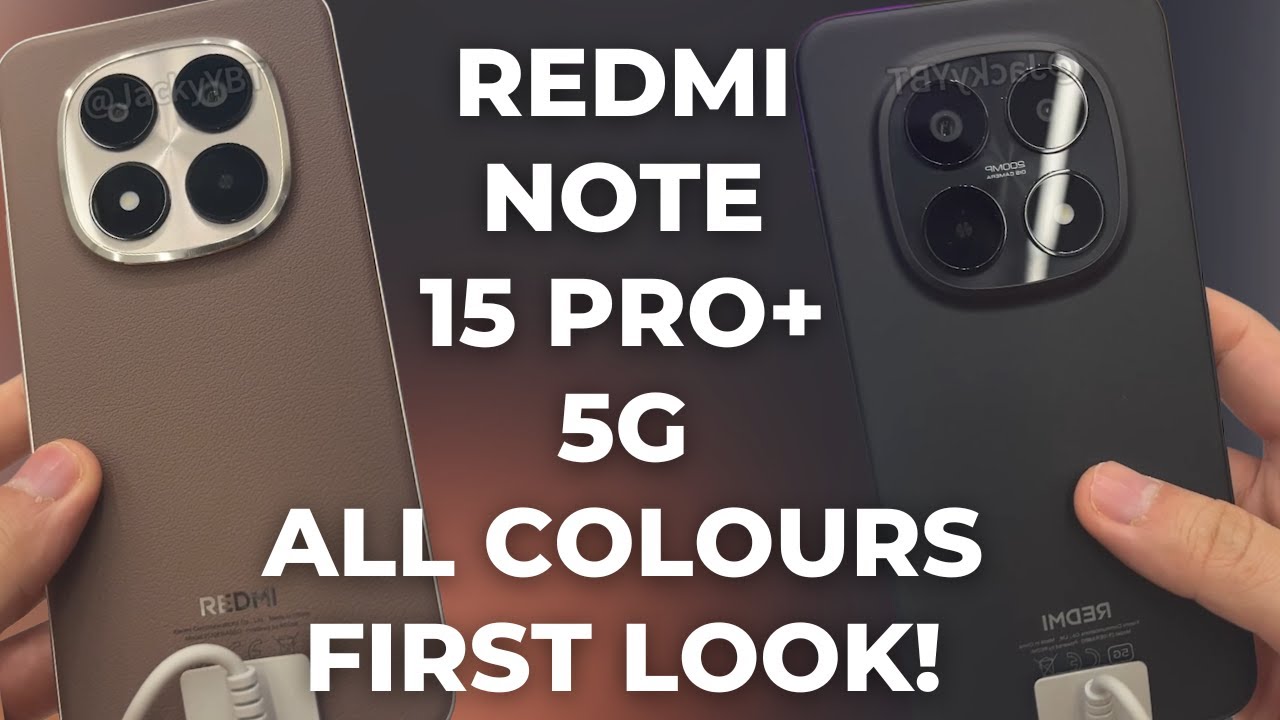 Redmi Note 15 Pro+ 5G All Colours First Look! - YouTube