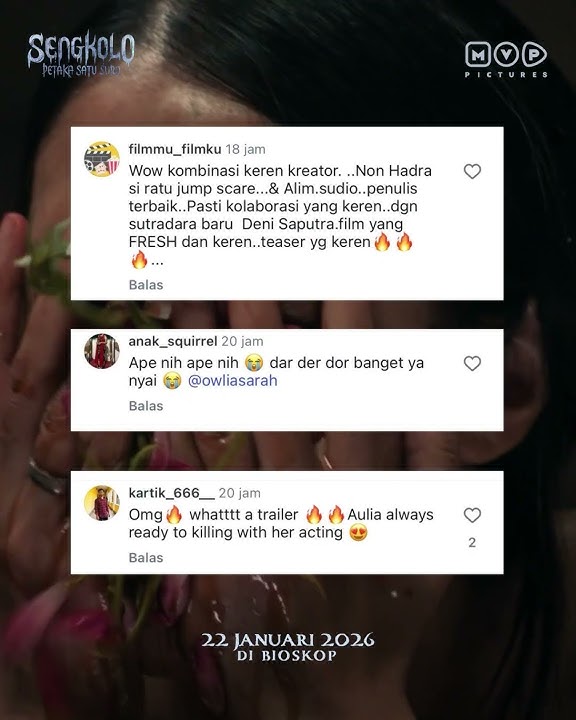 Download lagu makasih antusias kalian yang gak sabar nunggu film Sengkolo Petaka Satu Suro tayang!