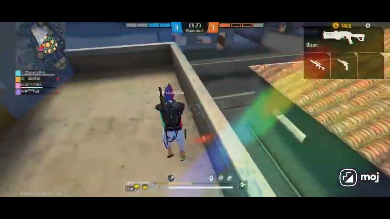 FREE FIRE 🔥 1 vs 4 clutch impossible🎯🎯 #freefire #trending # ...