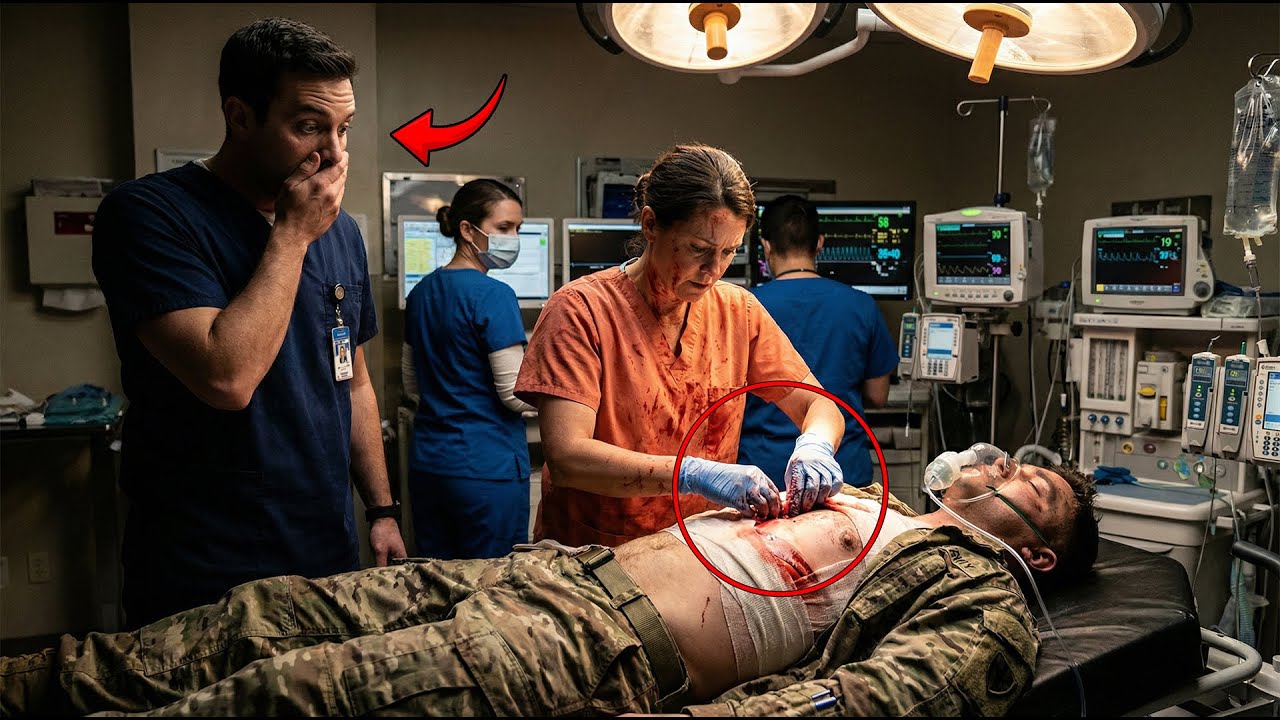 Niemand wist dat de conciërge chirurg was. Tot een soldaat stierf en hij ingreep!