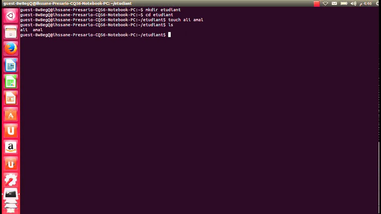 Présentation de la commande ls sous Ubuntu - YouTube