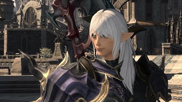 FINAL FANTASY XIV: Estinien mistakes Alisaie as Alphinaud.