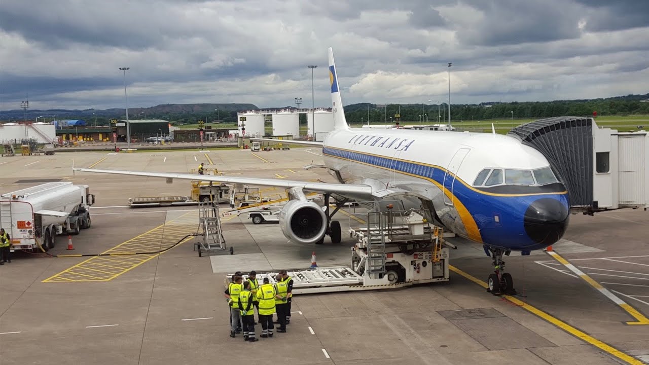 Lufthansa Edinburgh to Frankfurt A321 Economy class [Full HD] YouTube