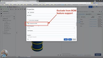OpenBOM for Onshape  - Exclude from BOM option. October 5 2021