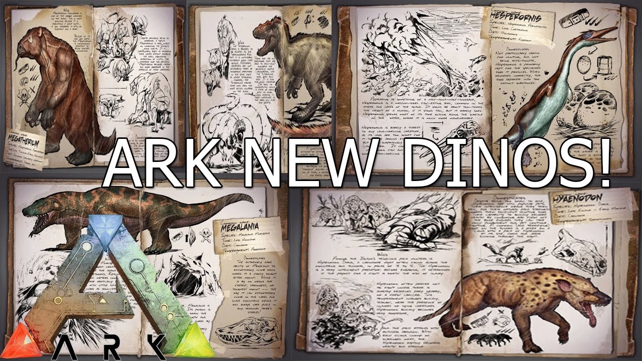 ARK THE NEW DINOS! HUGE NEW UPDATE! EVERYTHING YOU NEED TO KNOW