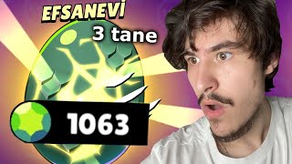 1063 Taşa 90 Tane Yumurta Açmak Brawl Stars