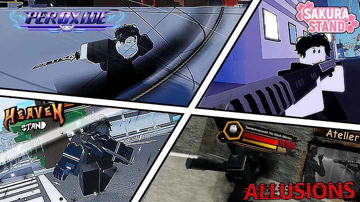 The Black Silence In Different Roblox Games (Type Soul, Heaven Stand, Sakura Stand, and Peroxide)