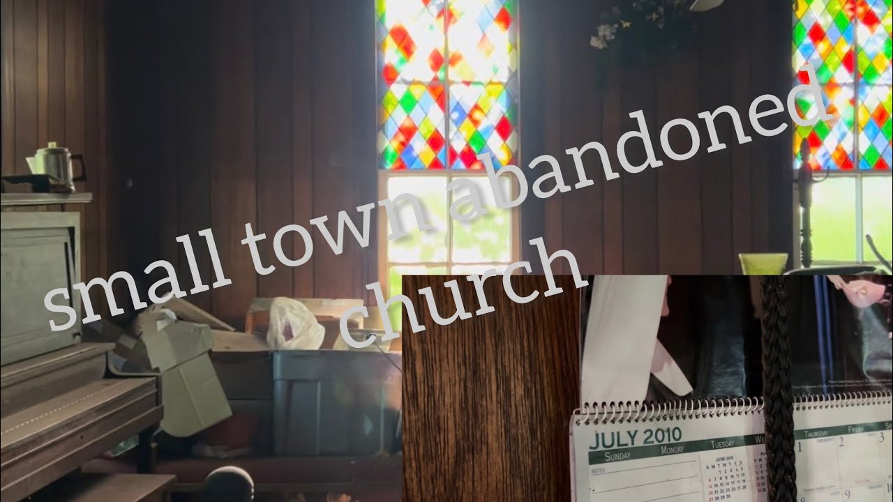 Abandoned church exploration. Small town Oklahoma. 