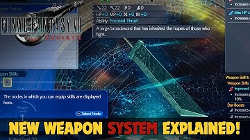 FF7 Rebirth: *NEW* Weapon Upgrade System Explained! (How To Upgrade Weapons)