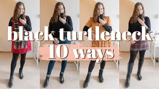 How to Wear a Black Turtleneck: 10 Outfit Ideas by Chasing the Look 888 views 3 years ago 6 minutes, 7 seconds