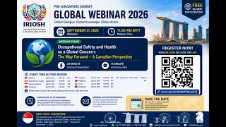 Mayor Lucille Dunn | IRIOSH Global OSH Webinar 2026 | Pre-Singapore Summit