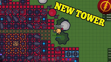 Zombs.io NEW MELEE TOWER!! Ruby Base | New update
