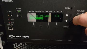 CRESTRON DMPS AUDIO CONTROL