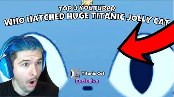 🤯 TOP 3 PLAYERS HATCHED EXCLUSIVE TITANIC JOLLY CAT 🎅 ON CAMERA IN PET SIMULATOR X