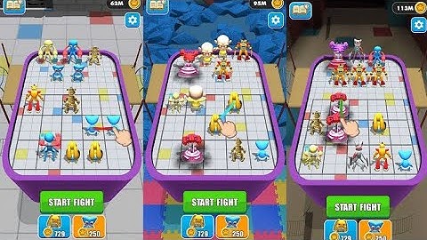 Warrior Monster Level Merge Master Blue Monster - Max Level Android Gameplay 2022