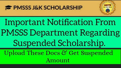 PMSSS Important Notice Regarding Suspended Amount