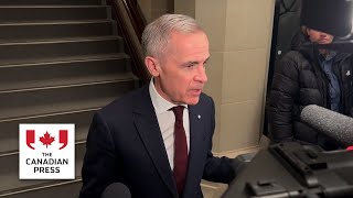Carney comments on Conservative MP's visit to Washington