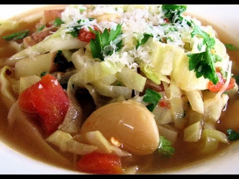 Cabbage & Butter Bean Soup