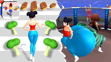 Butt Clash 🍩🥒🍔 Levels Update/All Levels Gameplay Trailer Android,ios Game