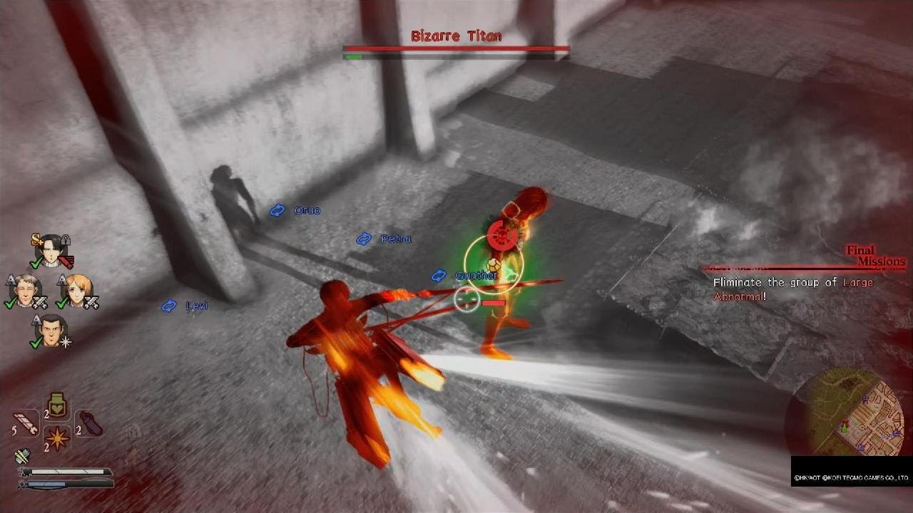 Attack On Titan 2 Battle Against A Bizarre Titan