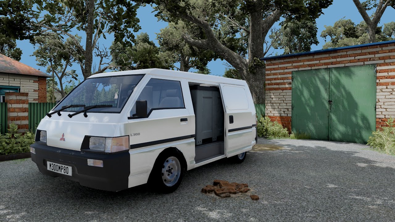 Mitsubishi L300 | BeamNG.Drive RusMap 0.37 |  Job Day