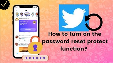 How to turn on the password reset protect function on Twitter?