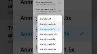Fix Android Lag Instantly! 🚀 Developer Options Trick #shorts #tech