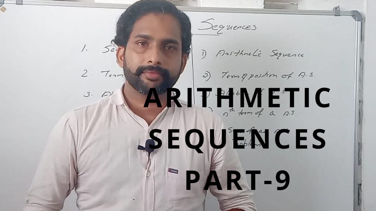 SSLC ARITHMETIC SEQUENCES IN MALAYALAM PART 9 YouTube