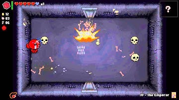 Isaac in hard mode, beating the Blue Womb and boss rush.