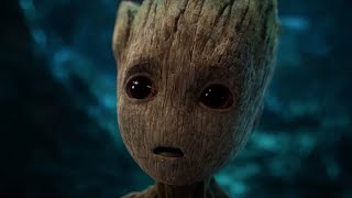 Baby Groot saying I am Groot