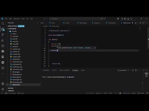 Relational Operators working with simple explanation.| C programming for beginners. #coding