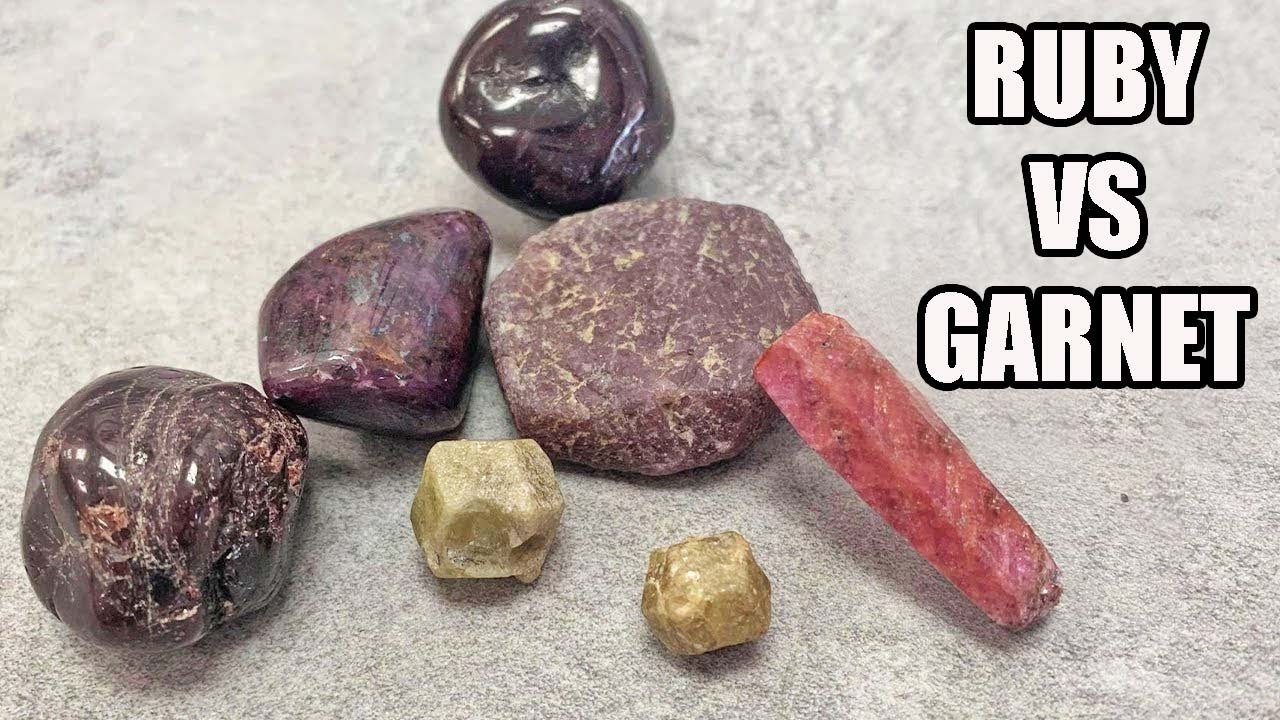 Ruby Vs Garnet - How To Identify Ruby And Garnet Stones - Youtube