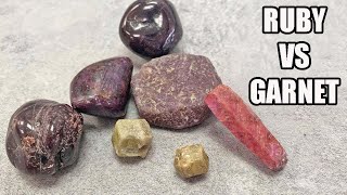 Ruby vs Garnet - How to Identify Ruby and Garnet Stones