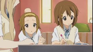 Yui Gets Poked By Ritsu