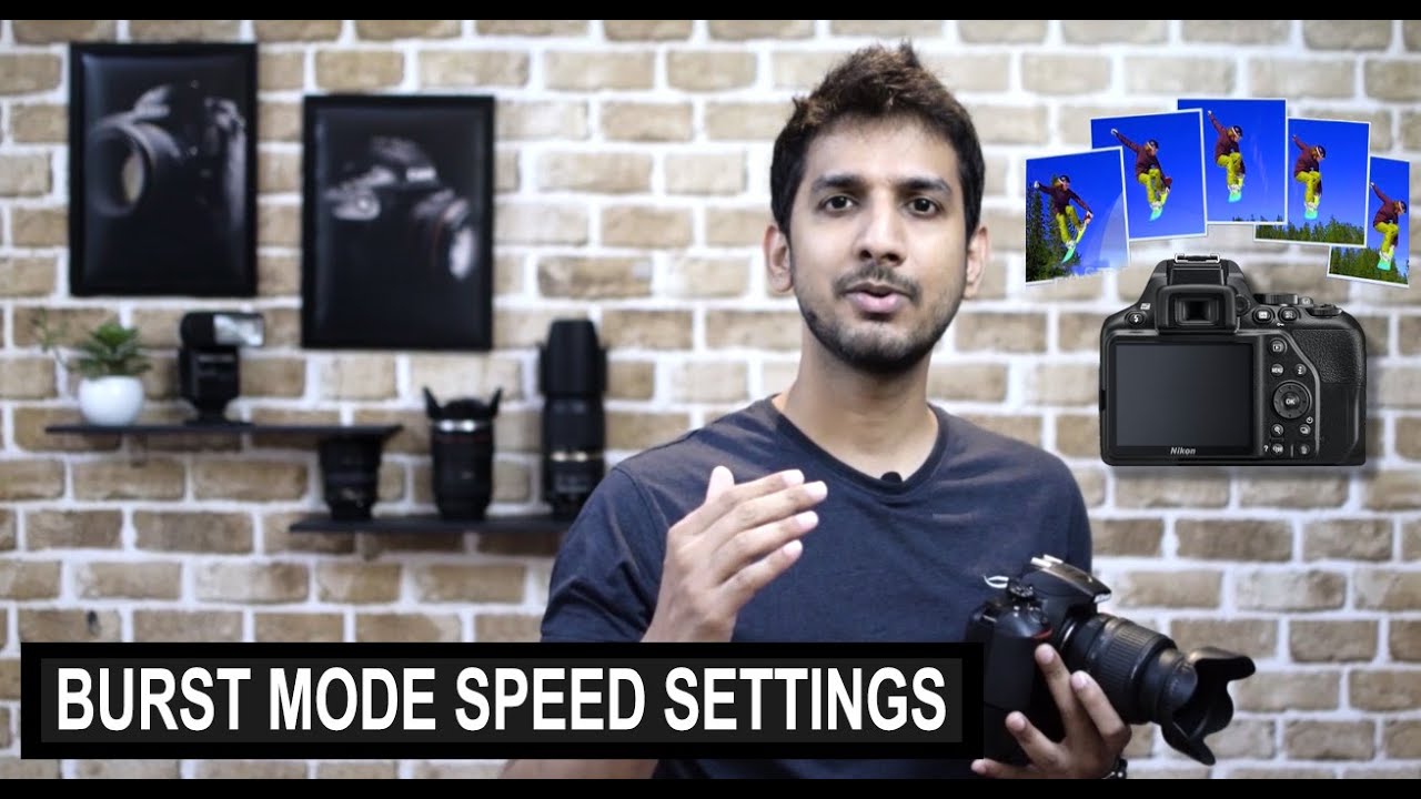 Nikon Burst Mode Speed settings D3500/D5300/D5600 - YouTube