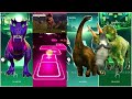 🦖JurassicWorld Lego🆚The Mosasaurus🆚The Brountasaur🆚The Triceratops Coffin || TilesHop