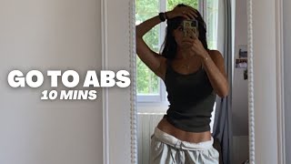 Go To Ab Workout - 10 Min, No Music Just Beeps Océane Andréa